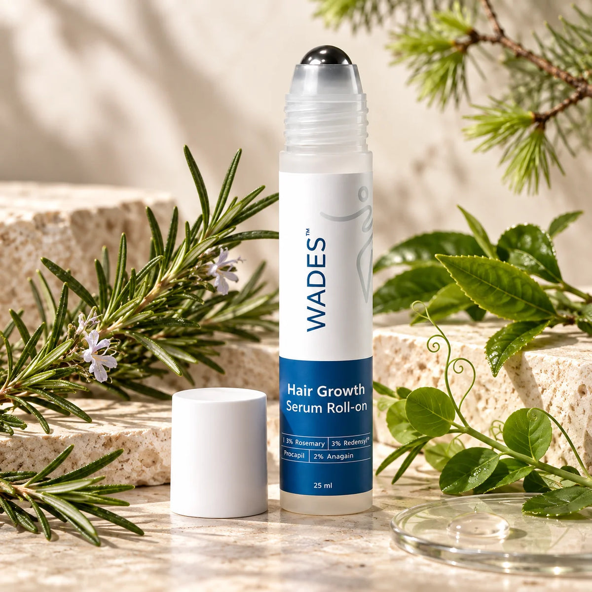 Hiustenkasvuseerumi roll-on – ohuille hiuksille